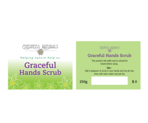 Label Design by GMWIRE for Edelweiss Naturals | Design: #7480881