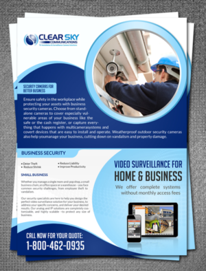 Flyer-Design von debdesign für Clear Sky Communications | Design: #7310281