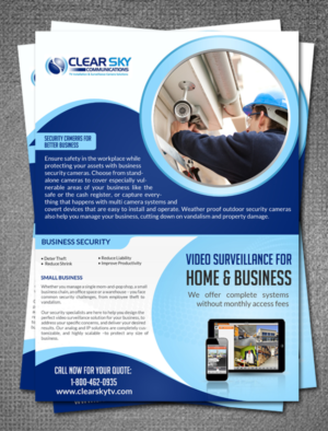 Flyer-Design von debdesign für Clear Sky Communications | Design: #7331475