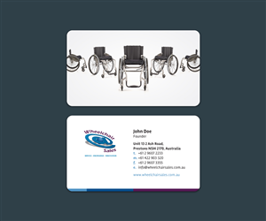 Wheelchair Sales logo | Visitenkarten-Design von Mothy