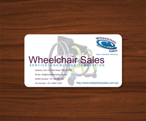Wheelchair Sales logo | Visitenkarten-Design von FutureDesigne
