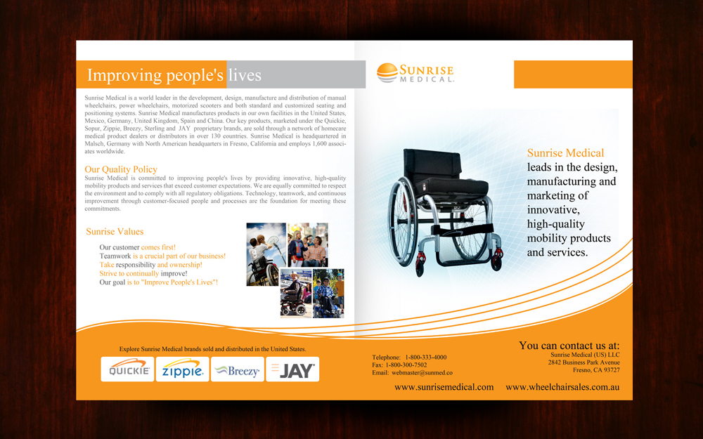 Design de Catalogue par uk pour Wheelchair Sales | Design #1909262