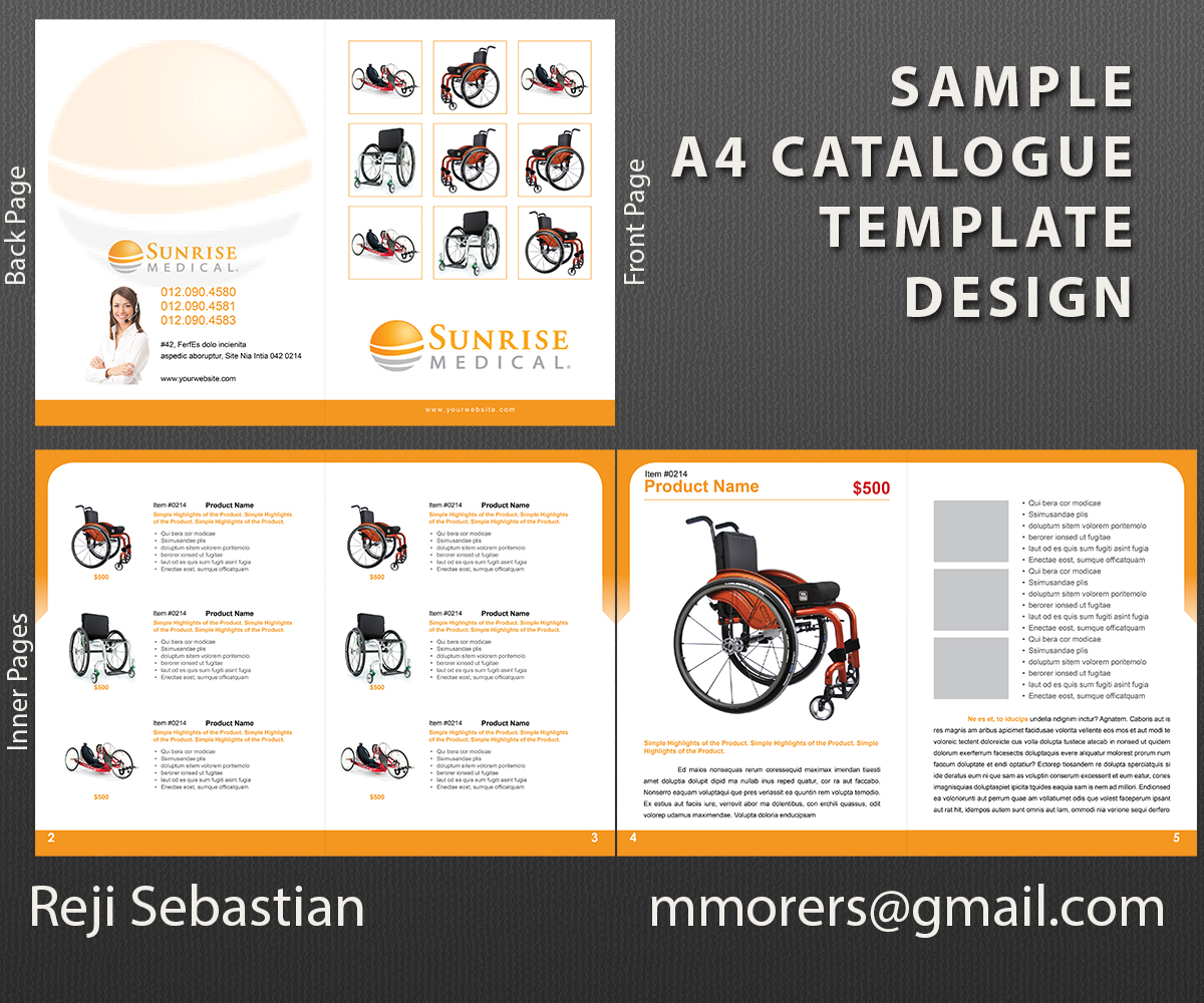 how to design a product catalogue