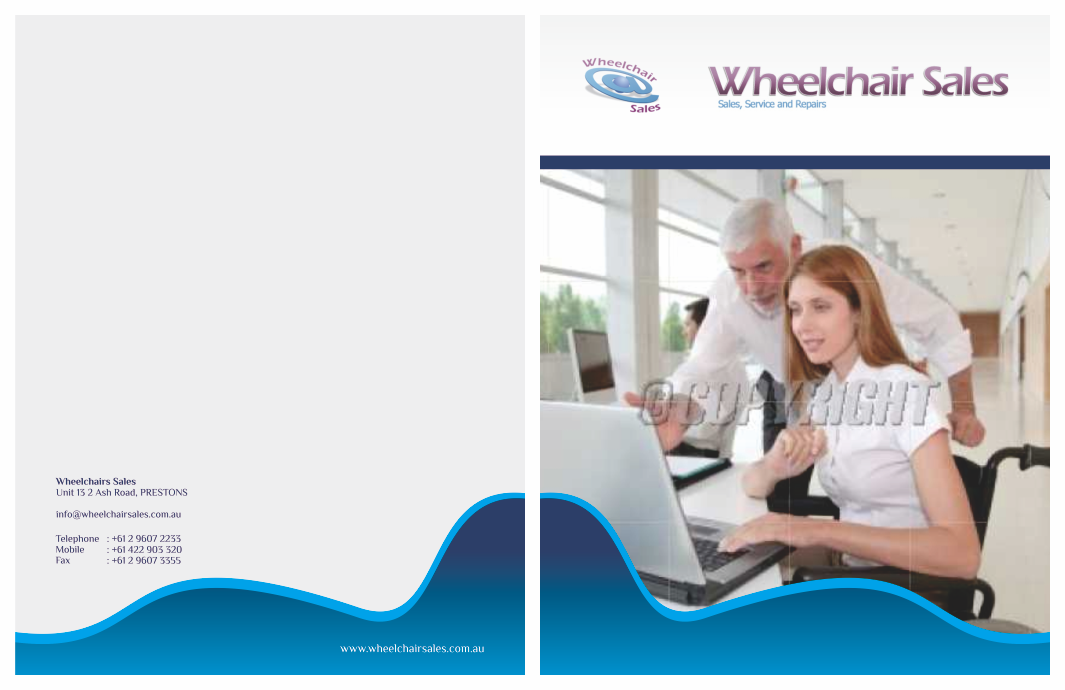 Catalogue Design by barinix for Wheelchair Sales | Design #1862892