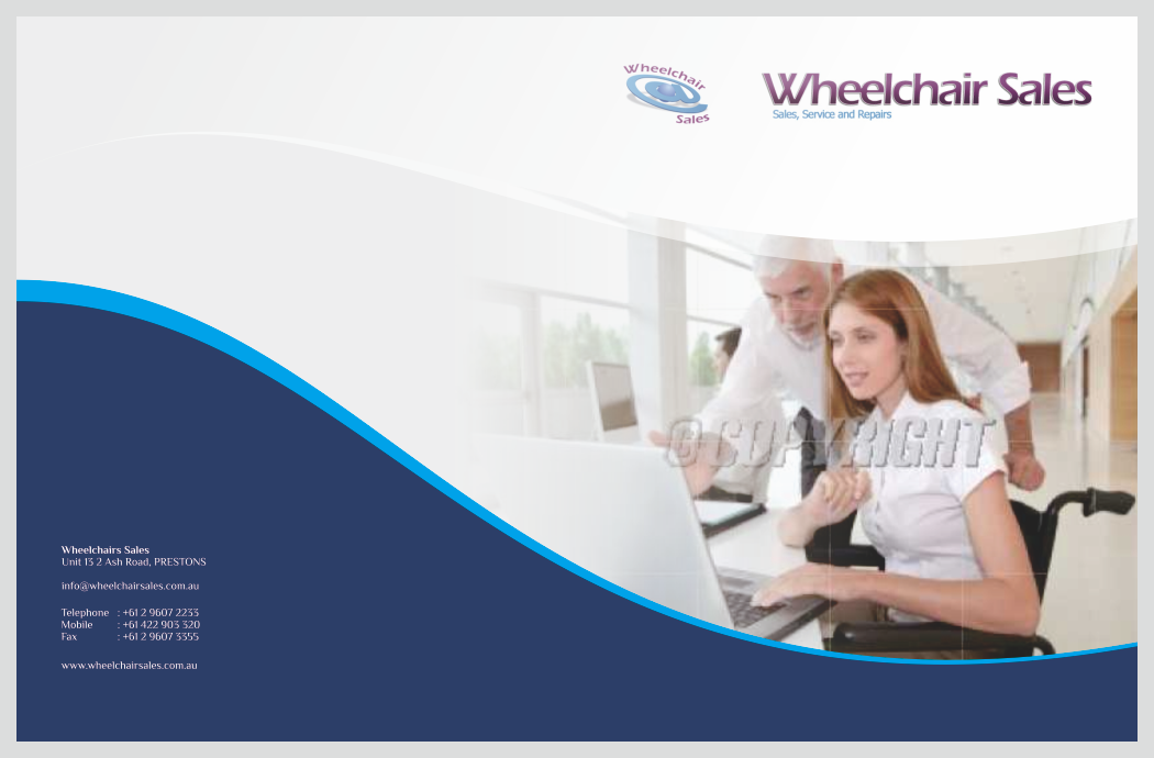 Catalogue Design by barinix for Wheelchair Sales | Design #1915447