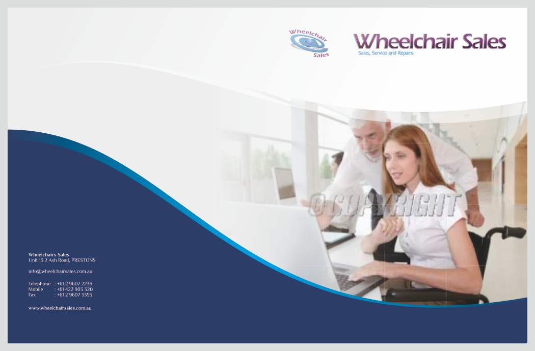 Catalogue Design by barinix for Wheelchair Sales | Design #1915449