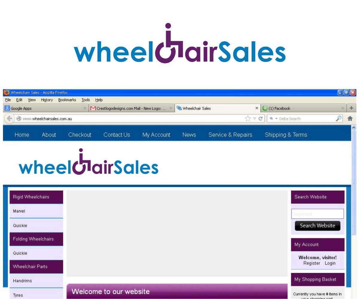 Logo Design by Crest Logo Designs for Wheelchair Sales | Design #1850198