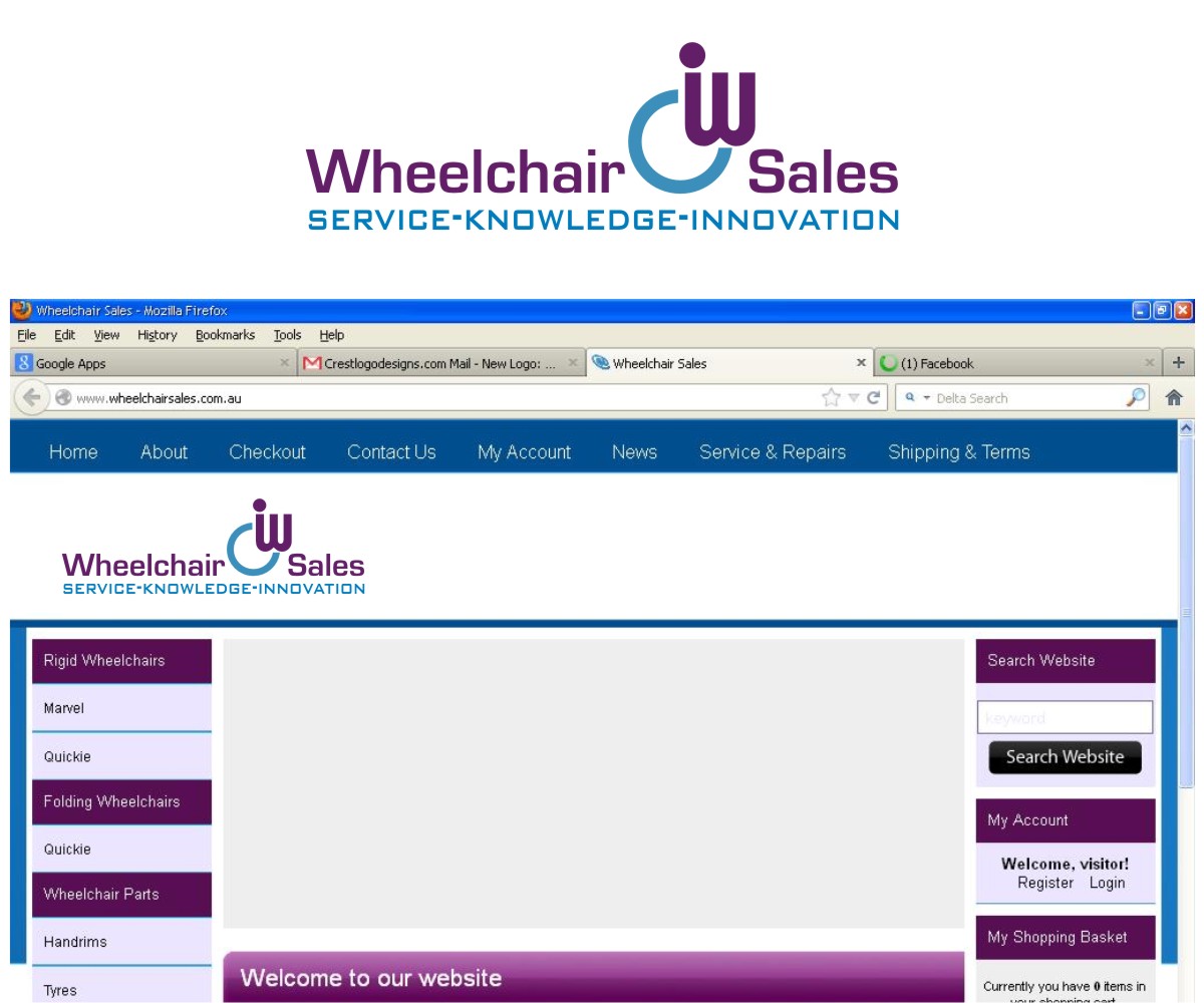Logo Design by Crest Logo Designs for Wheelchair Sales | Design #1850199