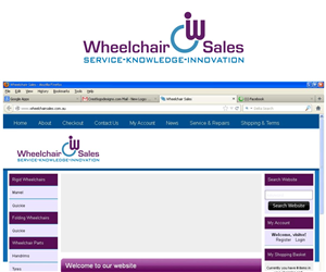 Logo Design by Crest Logo Designs for Wheelchair Sales | Design: #1850199