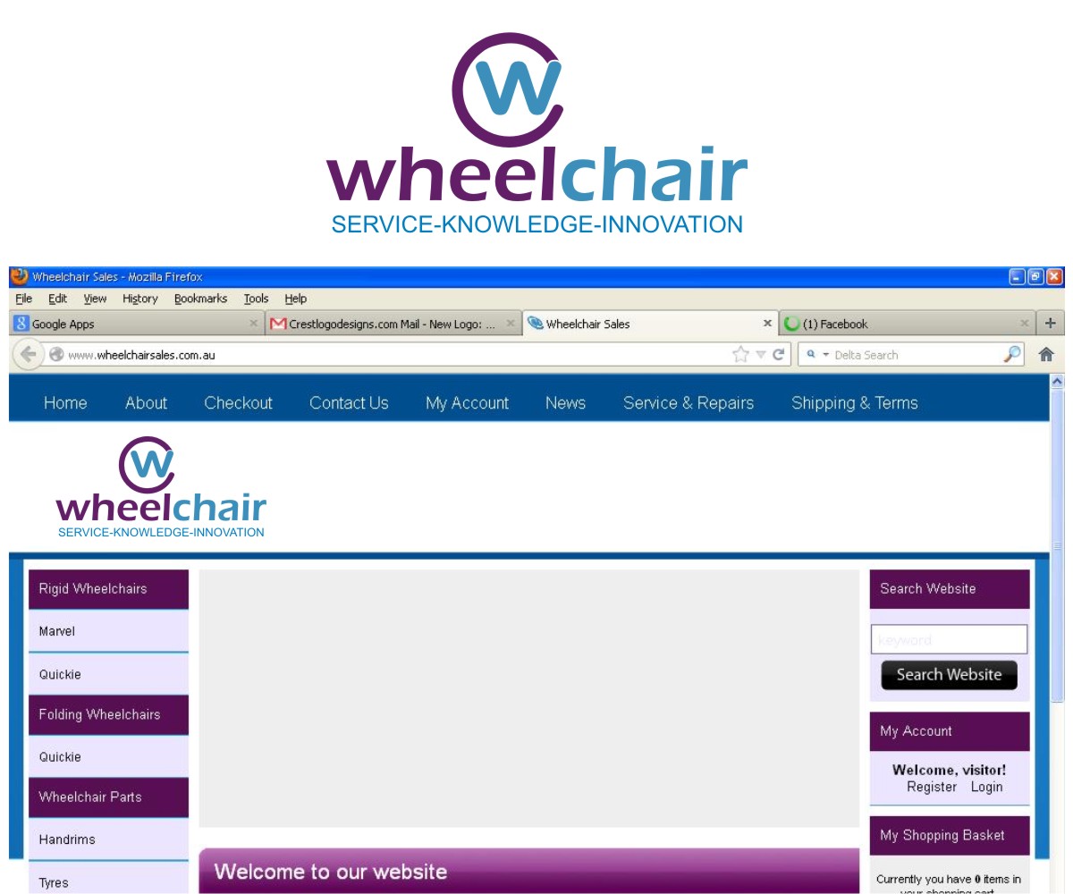 Logo Design by Crest Logo Designs for Wheelchair Sales | Design #1850205