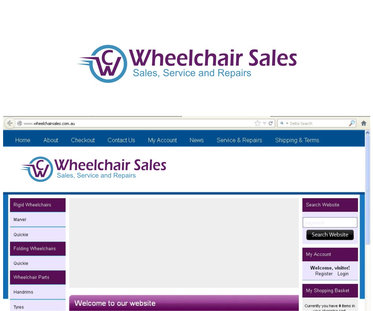Logo Design by Crest Logo Designs for Wheelchair Sales | Design #1863597