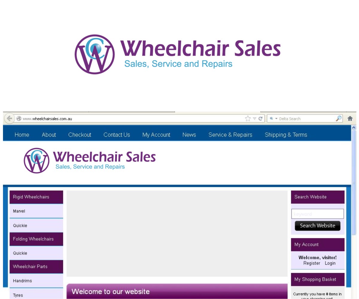 Logo Design by Crest Logo Designs for Wheelchair Sales | Design #1863609