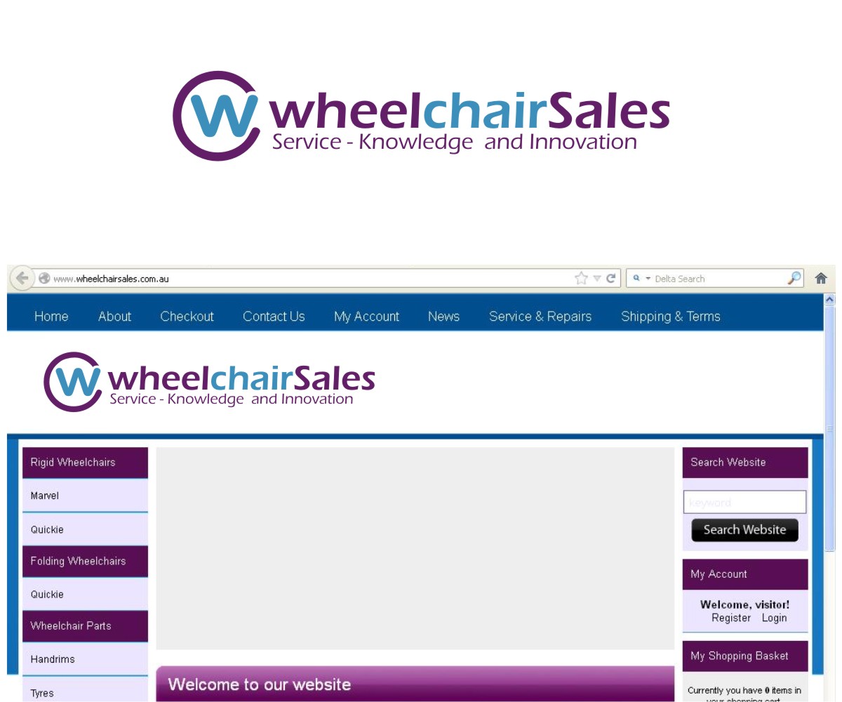 Logo Design by Crest Logo Designs for Wheelchair Sales | Design #1863618