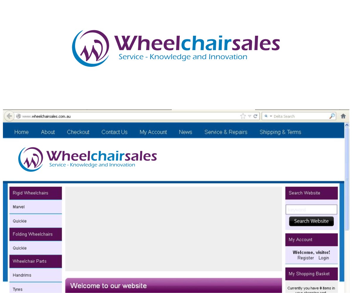 Logo Design by Crest Logo Designs for Wheelchair Sales | Design #1863621