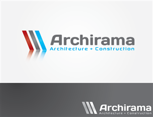 Archirama.  Architecture + Construction | Logo Design by jaime.sp