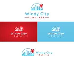 Logo Design by Cut N Cue Media Solutions for Windy City Cabinet | Design #7415494