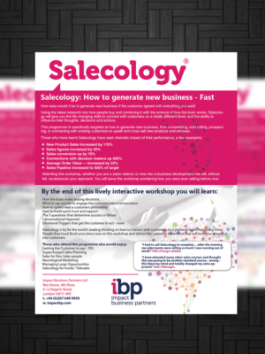 Flyer-Design von ESolz Technologies für Impact Business Partners | Design #7334156