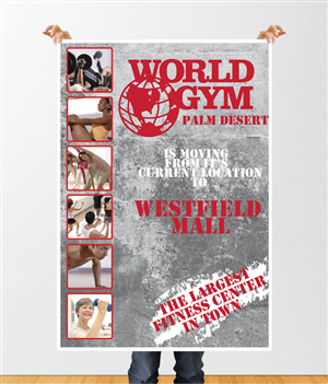 Advertisement Design by vinviin for World Gym of Palm Desert, LLC | Design #1855275