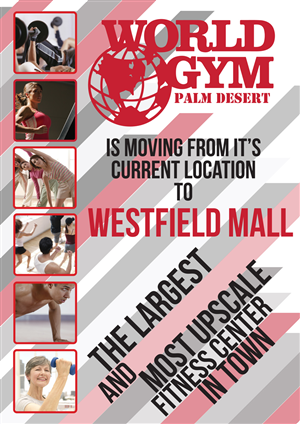 Advertisement Design by vinviin for World Gym of Palm Desert, LLC | Design: #1860157