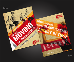 Advertisement Design by Designer Destiny for World Gym of Palm Desert, LLC | Design #1891987