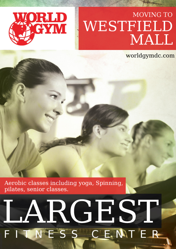 Werbe-Design von roopaljain für World Gym of Palm Desert, LLC | Design #1914285