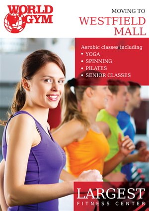 Advertisement Design by roopaljain for World Gym of Palm Desert, LLC | Design: #1914537