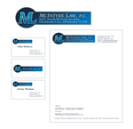 Stationery Design by SiddKidd for McIntyre Law, P.C. | Design: #12472