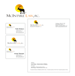 Stationery Design by SiddKidd for McIntyre Law, P.C. | Design: #12474
