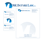 Stationery Design by SiddKidd for McIntyre Law, P.C. | Design: #12491