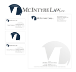 Stationery Design by SiddKidd for McIntyre Law, P.C. | Design: #12501