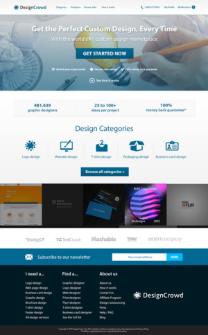 Design a New Designer Registration Web Page | Web Design by PenTool