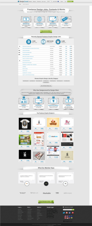 Web Design by DesignXyz for DesignCrowd LLC | Design: #7517057