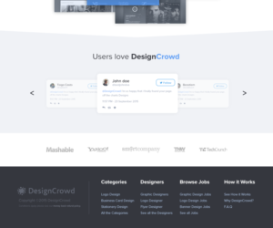 Web Design by s0ta for DesignCrowd LLC | Design: #7437738