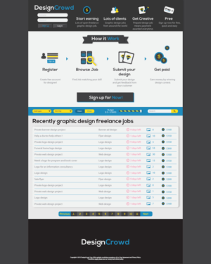 Diseño Web por Gambiichi para DesignCrowd LLC | Diseño #7439274