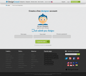 Web Design by NinetyTwo Designers for DesignCrowd LLC | Design: #7436984