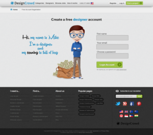 Web Design by NinetyTwo Designers for DesignCrowd LLC | Design: #7437080