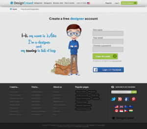 Web Design by NinetyTwo Designers for DesignCrowd LLC | Design: #7441581