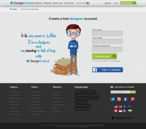 Web Design by NinetyTwo Designers for DesignCrowd LLC | Design: #7441582