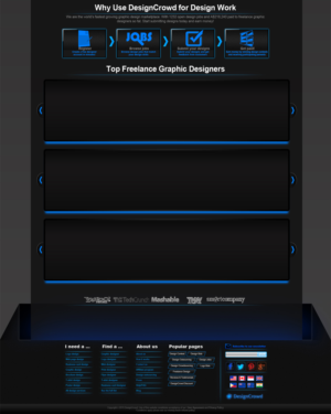 Web Design by SkynetTD for DesignCrowd LLC | Design: #7413262