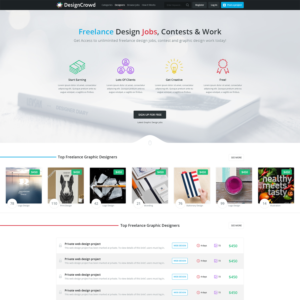 Diseño Web por no2442 para DesignCrowd LLC | Diseño #7448634