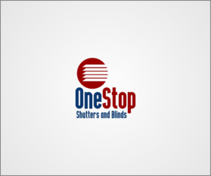 Diseño de Logo por travis111 para Onestop Shutters and Blinds | Diseño #7323381