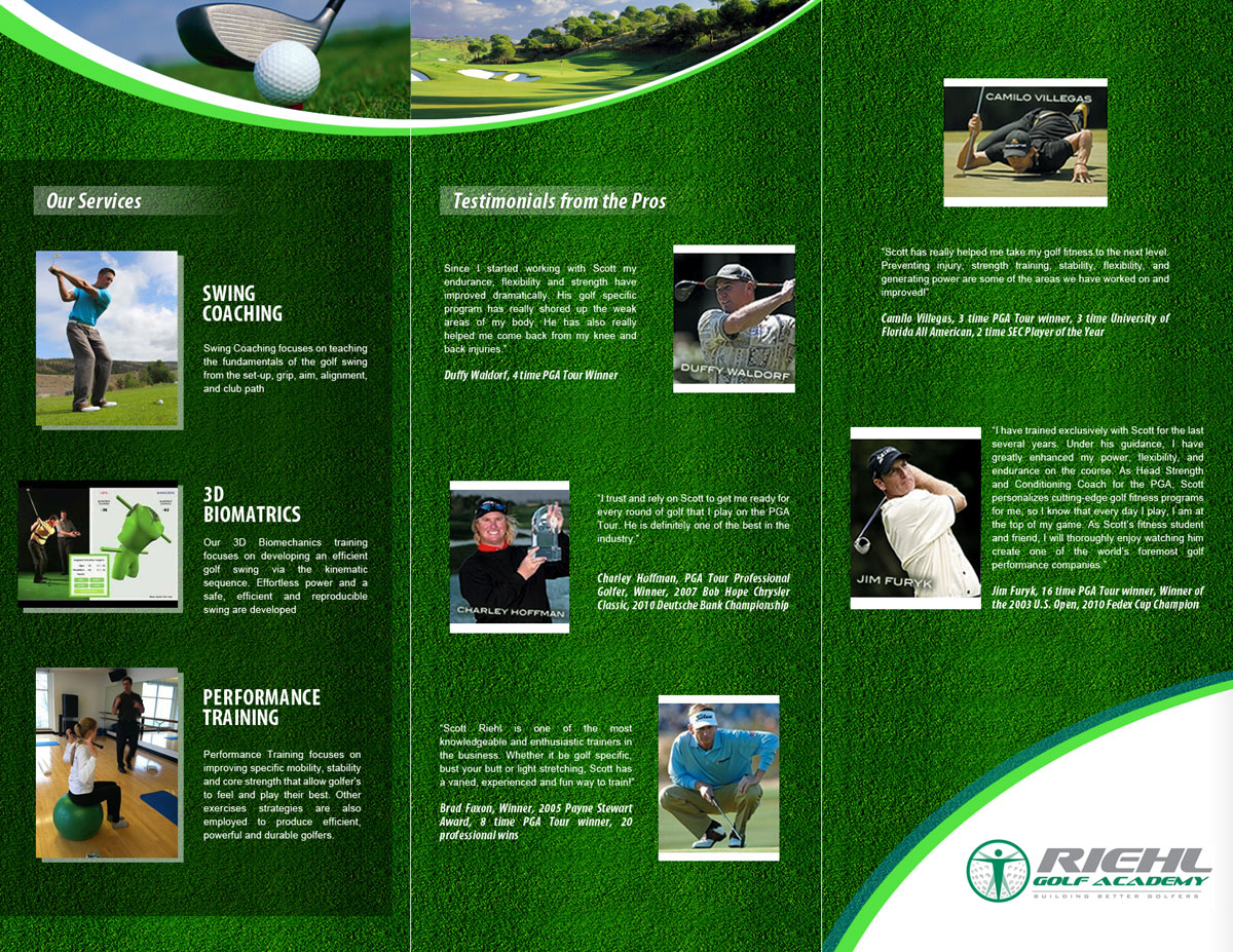 Brochure Design by Tariq Shamim for Warinanco Sports Center | Design #1921356