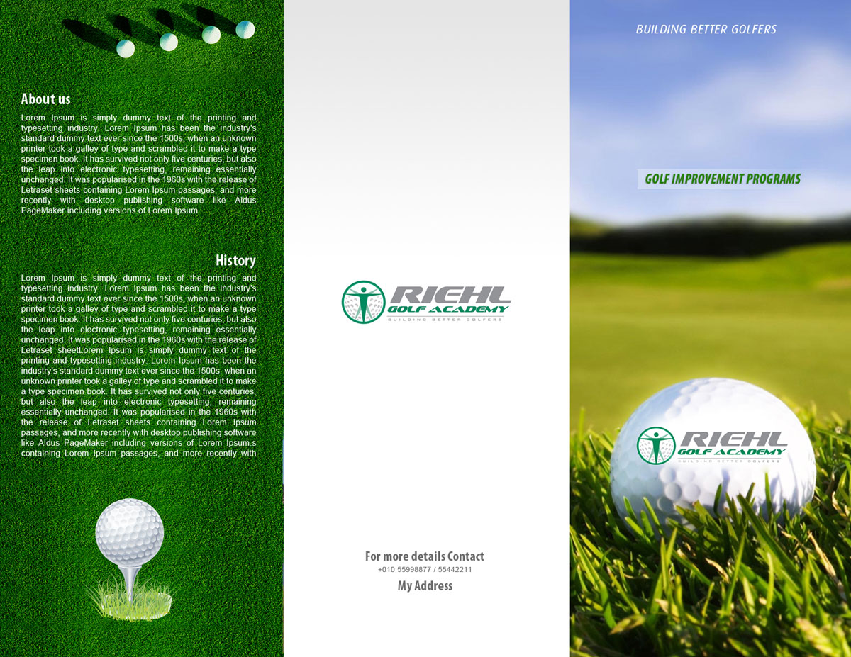 Brochure Design by Tariq Shamim for Warinanco Sports Center | Design #1974430