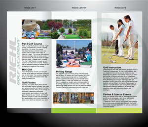 Riehl Golf Academy Brochure Design Project | Brochure Design by designgreen