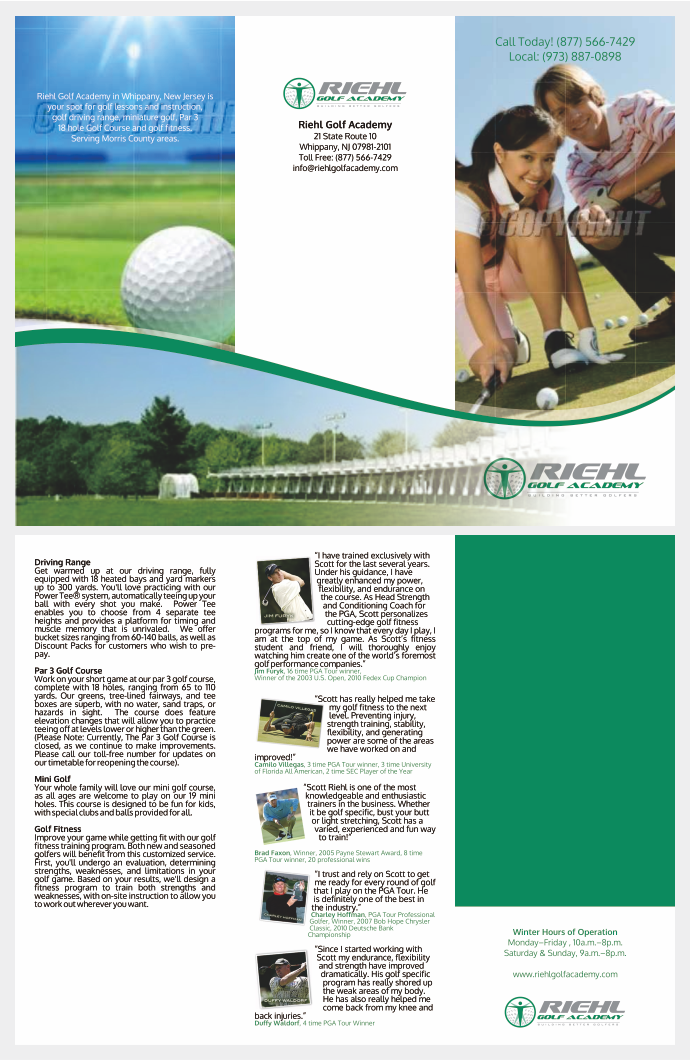 Brochure Design by barinix for Warinanco Sports Center | Design #1886711
