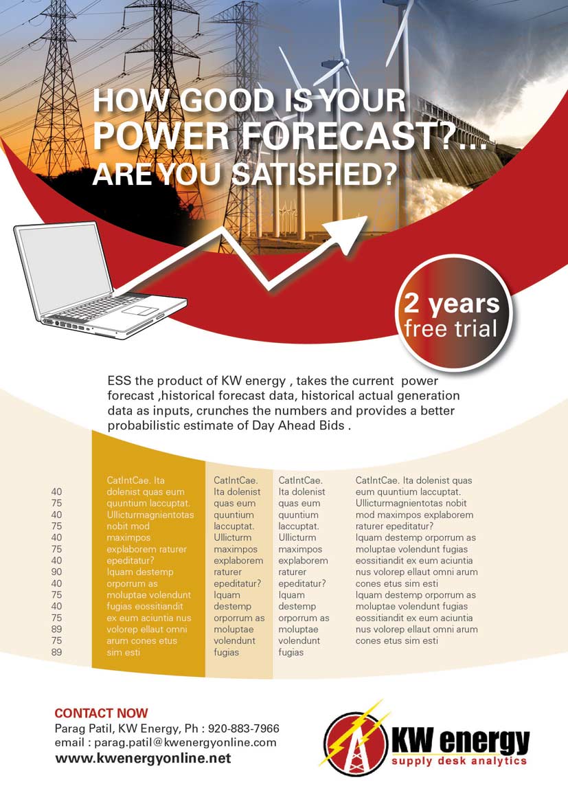 Flyer Design by san011 for KW energy | Design #1856565