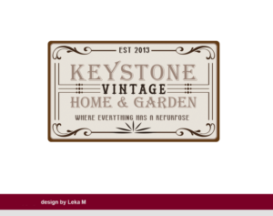 Logo Design by leka m for Keystone Vintage Home & Garden | Design: #7363514