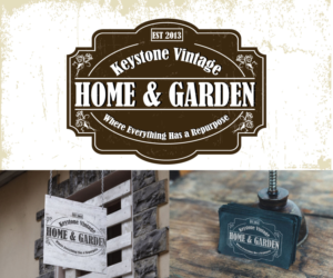 Logo Design by ackocar for Keystone Vintage Home & Garden | Design: #7347928