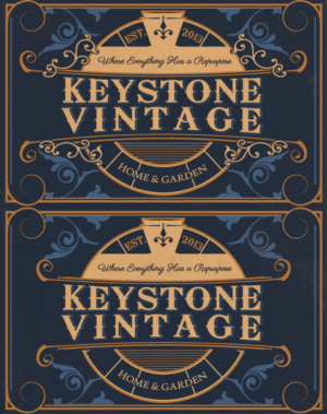 Logo Design by cridan2011 for Keystone Vintage Home & Garden | Design: #7378743