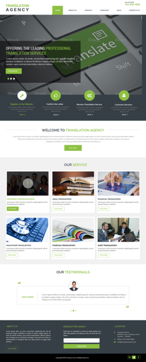 Web Design par Creations Box 2015 pour ce projet | Design : #7400363